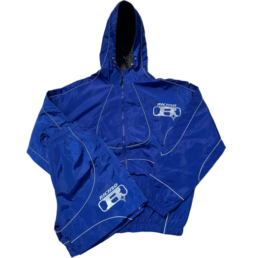 Logo Reflective Short Set (blue)