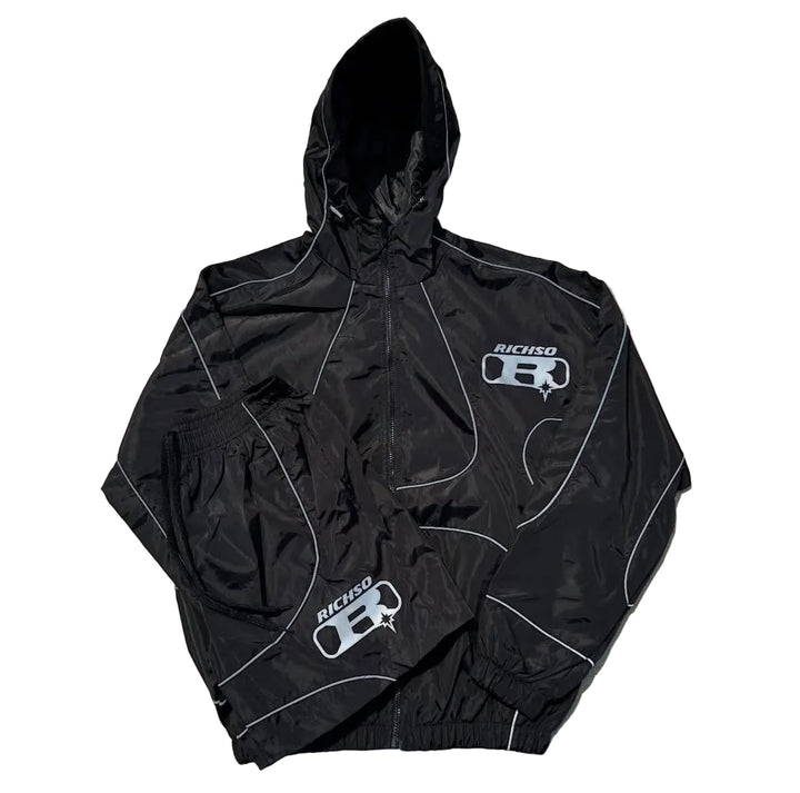 Logo Reflective Short Set (black)