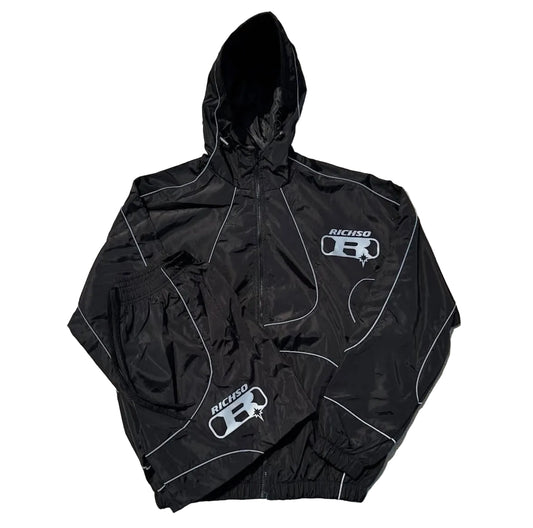 Logo Reflective Short Set (black)