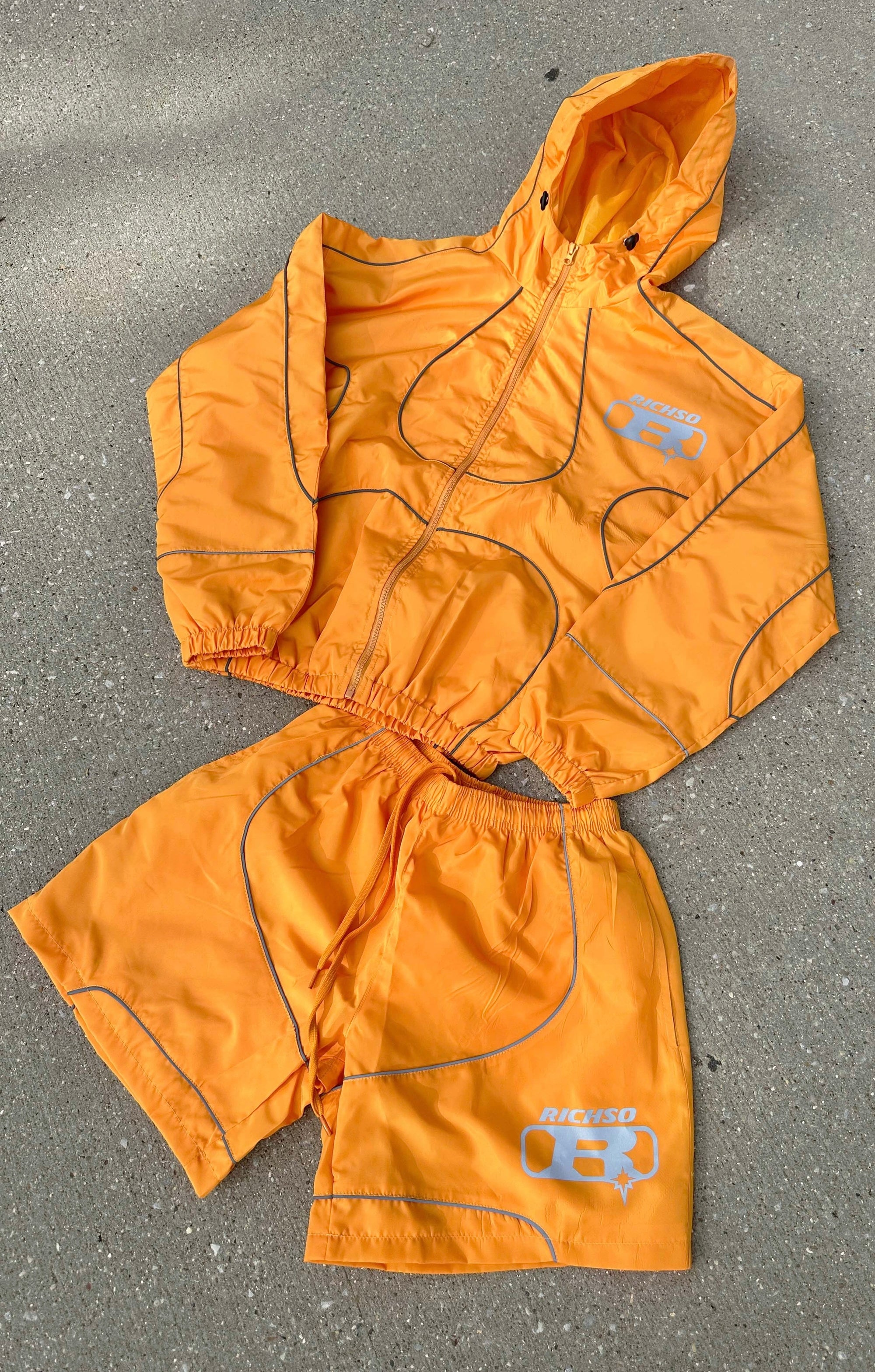 Logo Reflective Short Set (gold)