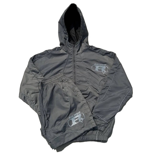 Logo Reflective Short Set (gray)