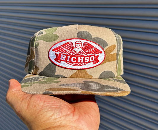 “blessmeup” unstructured hat(camo)